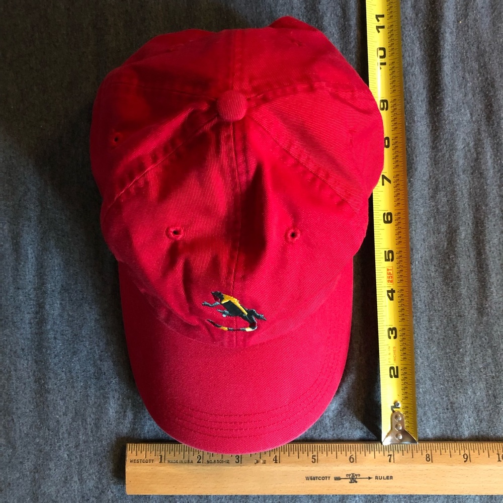 Red Rio Del Mar embroidered iguana / lizard golf hat - Picture 13 of 13